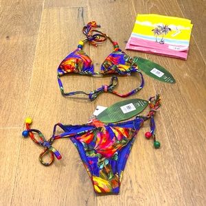 NWT Farm Rio Bikini Small Saks Exclusive